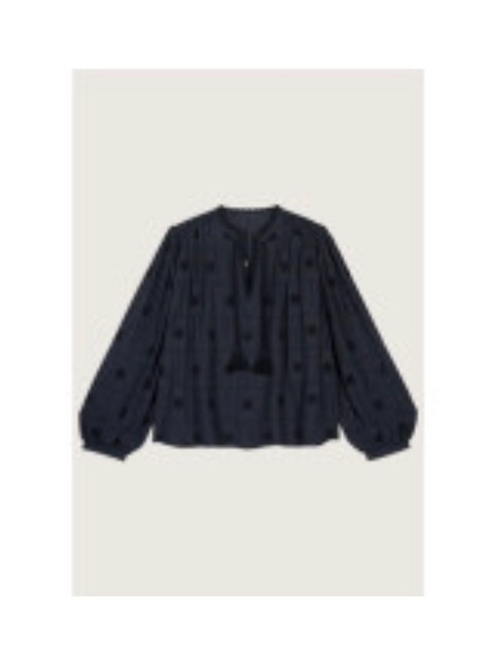ba&sh Black Ravel Eyelet Blouse XS